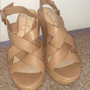 Jessica Simpson wedges